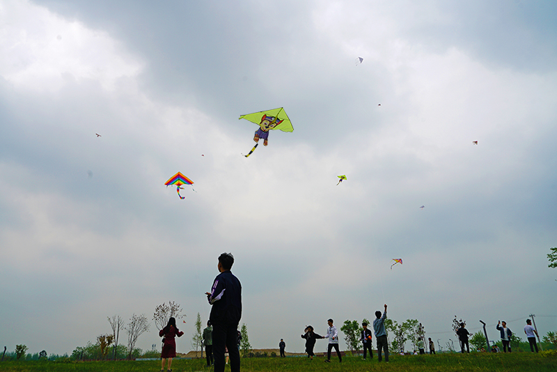 学院举行首届校园风筝节